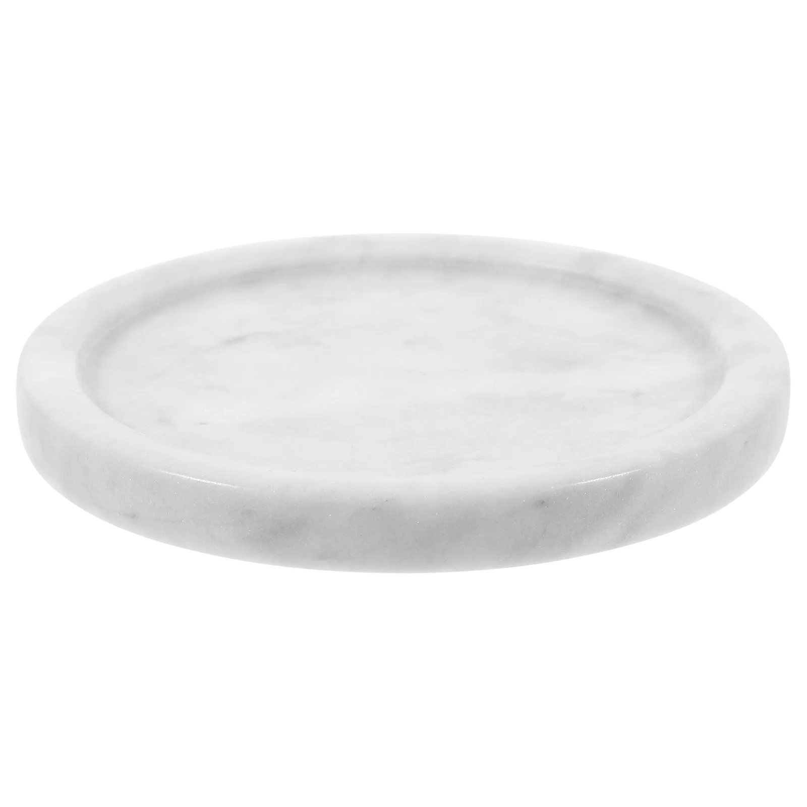 

Round Marble Tray Decorative Vanity Tray Jewelry Dish Trinket Display Plate Countertop Organizer Makeup Tray Tabletop Storage