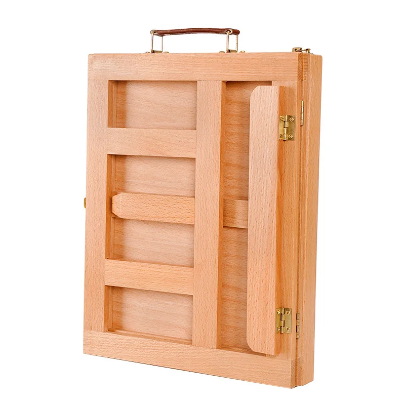 Foldable Desktop Easel Wooden Portable for Student Artist Beginner Sketching and Painting Exhibition Stand