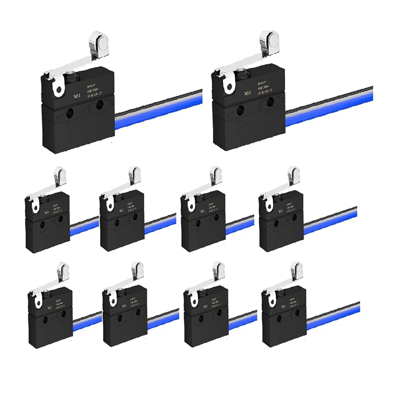 

Mini Limit Switch With Lever WS1 IP67 Waterproof Mini Switch Wire Type Mini Switch Roller Waterproof Mini Switch