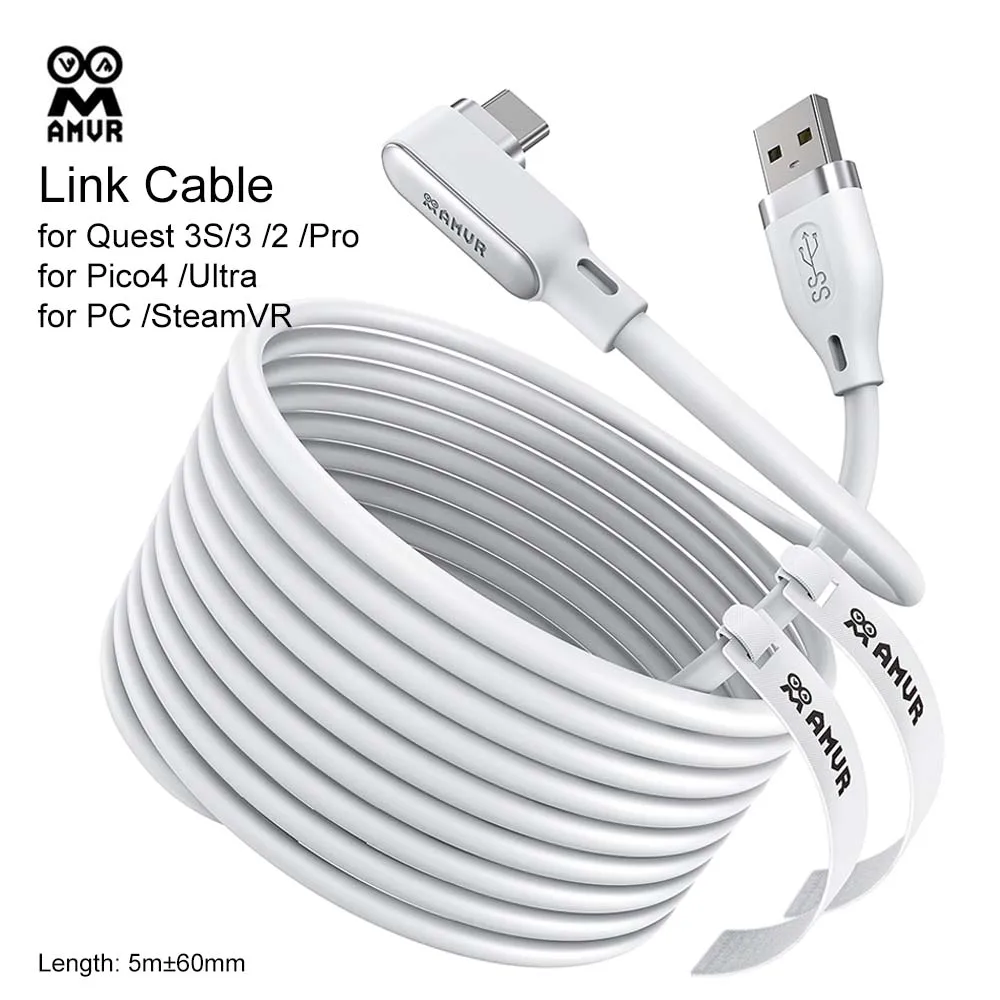 PICO 4 ultra128GB + AMVRリンクケーブル 5m Amazon.co.jp: AMVR Linkケーブル 5m 急速充電Compatible with