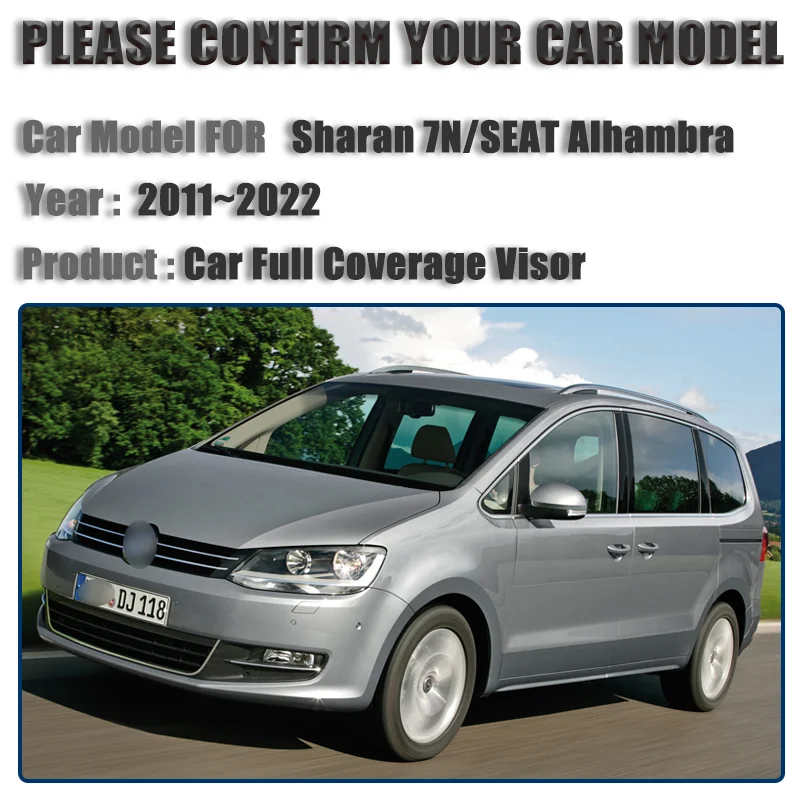 For Volkswagen Sharan 7N VW SEAT Alhambra 2011~ Accessories Car Full Coverage Sunshade Sunscreen Window Anti-UV Visors Parts car sunshade windshield sunshade windshield sun shade