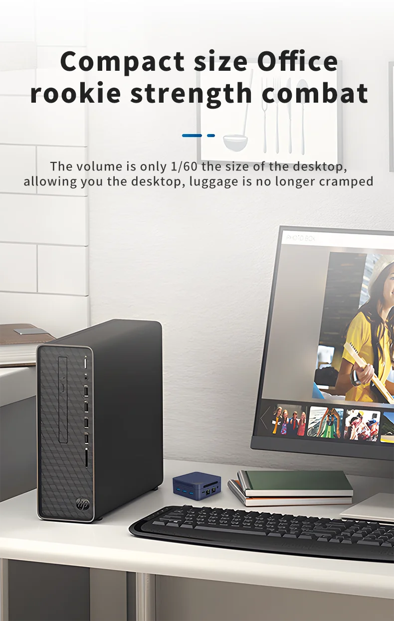 Intel Mini PC ブラック S86a5ed44c97d4660a3b914535f201