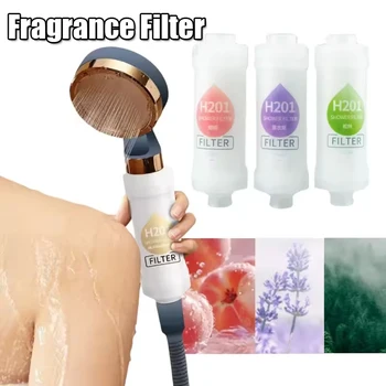 ตัวกรองสําหรับอาบน้ําหัวฝักบัวน้ํา Softener ปรับปรุงผมกําจัดขนฝักบัวเครื่องฟอกอากาศอุปกรณ์ห้องน้ํา 1