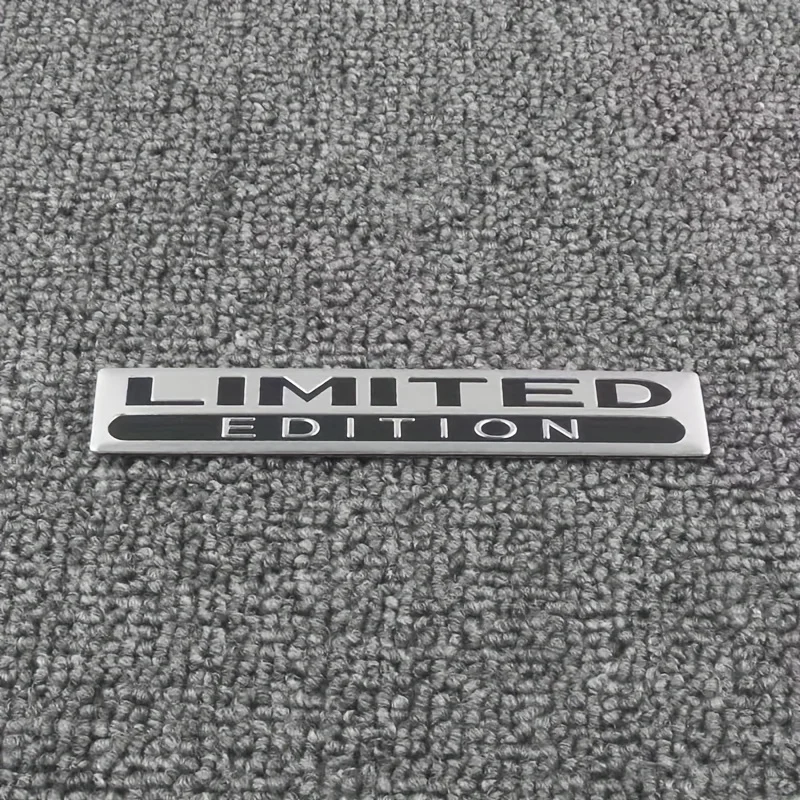 Limited Edition Emblem 3D Metal Badges Decal Sticker