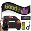 LED Matrix Panel Screen DIY 5V USB Remote Control+App Flexible Car Scrolling Display Halloween Christmas Room Home Decoration 1