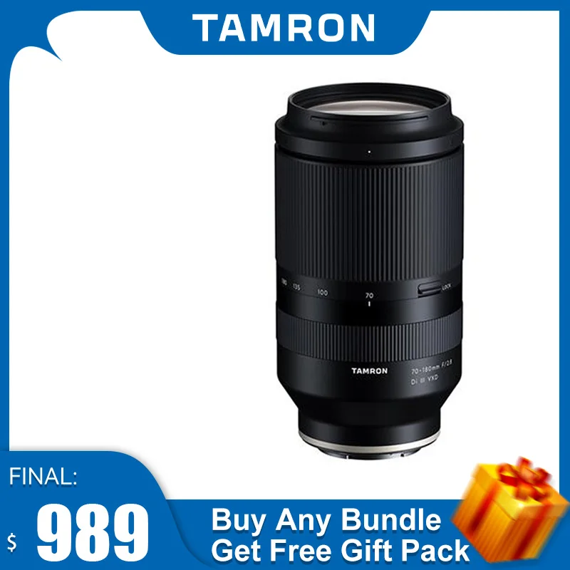 Tamron 대구경 롱 줌 렌즈,  캐논 M4/3 미러리스 카메라 렌즈, A5000 A6000 A6300 A64000 A7 용, 70-180mm F2.8