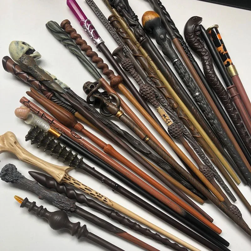 Cosplay Magic Wands  Ron Bellatrix Severus Snape Draco Malfoy Metal/Iron Core Children Magic Toy Wand tage Magic Trick hulk toys