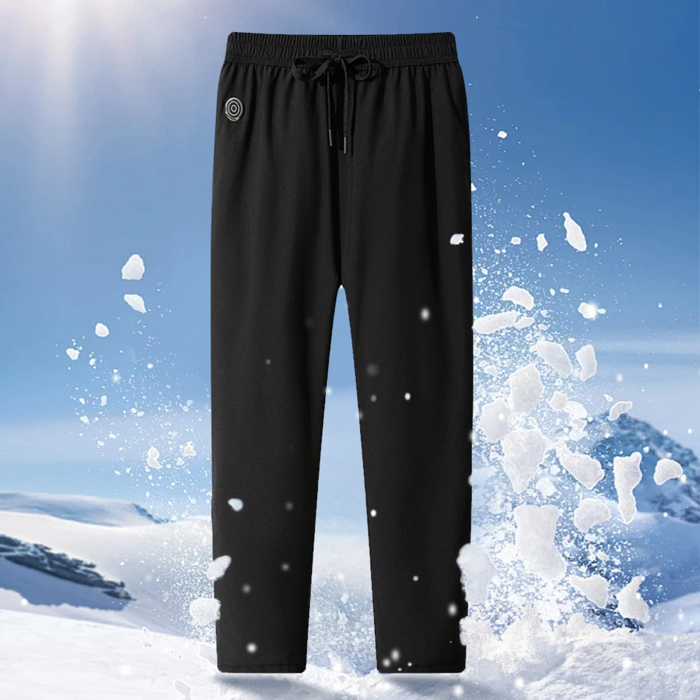 Winter Heated Pants 10 Heating Zones for Women Men USB Charging Heating Trousers Electric Waterproof Thermal Pants Winter Hiking