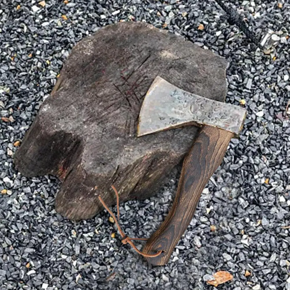 Description Picture 3 of itemAx Handle Comfortable Hatchet Handle Replacement Short Hatchet Ax Handle Ergonomic Axe Handle Wood Replacement Handle For Camp