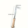 Stainless Steel Crevice Weeding Tool L-Shaped Multi-Purpose Garden Hand Tool Metal Handle Yard Patio Driveway Weed Removal 3