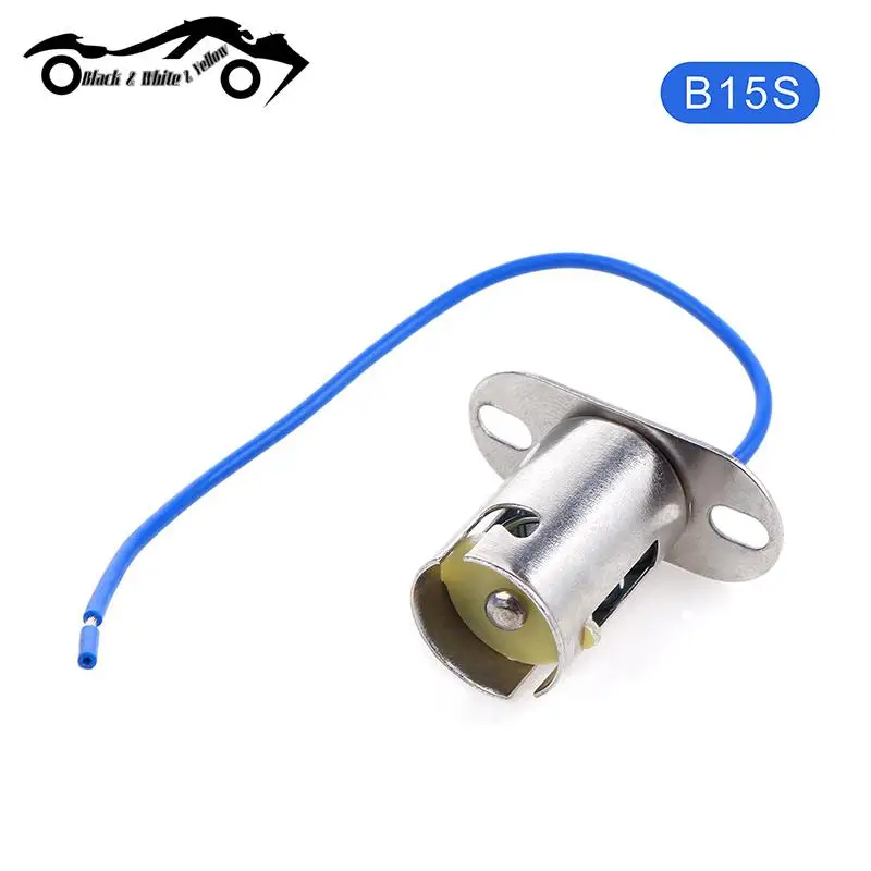 자동차 방향 지시등 LED 전구 와이어 어댑터, 램프 소켓, 거치대 1156, BA15S, 1156, 1 개