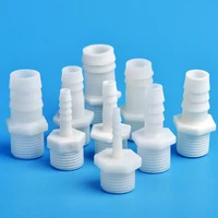G1/2 3/4 Male Thread To To Barb 4/6/8/10/12/14/16/18/20mm Plastic Hose Connector Fittings Drip System Aquarium Pipe Coupler 2