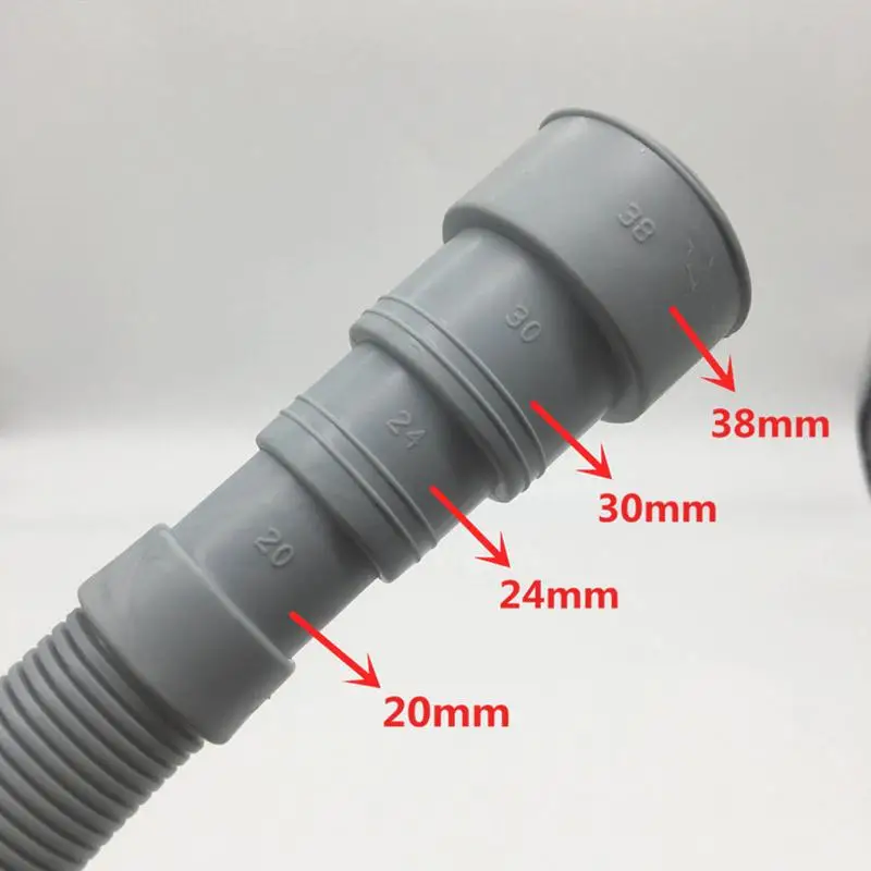 Drain Hose For Washing Machines Thickened Dishwasher Drain Hose Extension Kit Corrugated And Flexible For 20mm 24mm