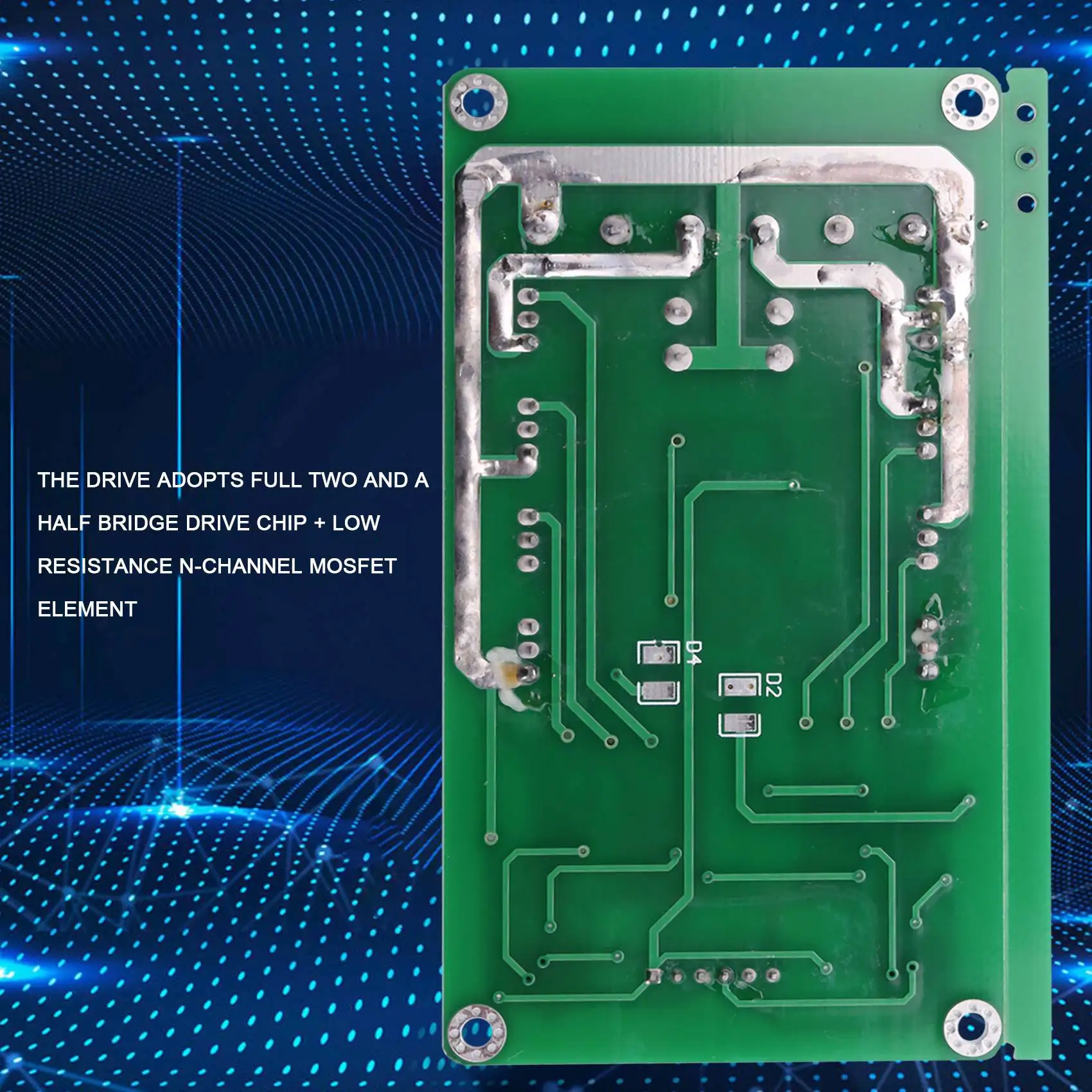 H-Bridge DC 듀얼 모터 드라이버 PWM 모듈, DC 3  36V, 15A 피크 30A, IRF3205, 아두이노 로봇 스마트 카용 고전력 제어 보드
