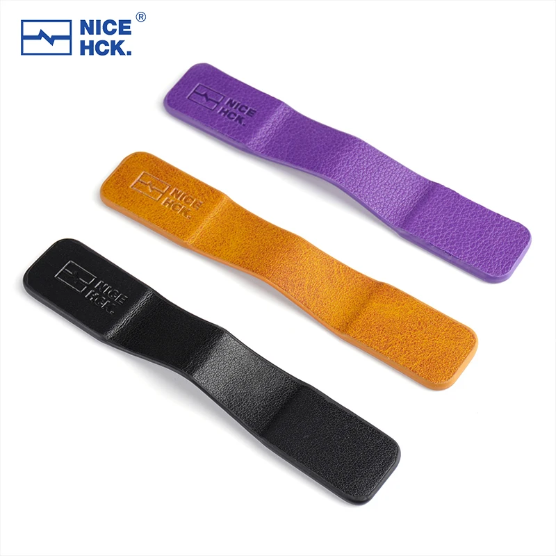

NiceHCK Cable Winder Dual-sided Magnetic Suction Leather Earphone Wire Organizer Data Cable Management Clasp Accessories