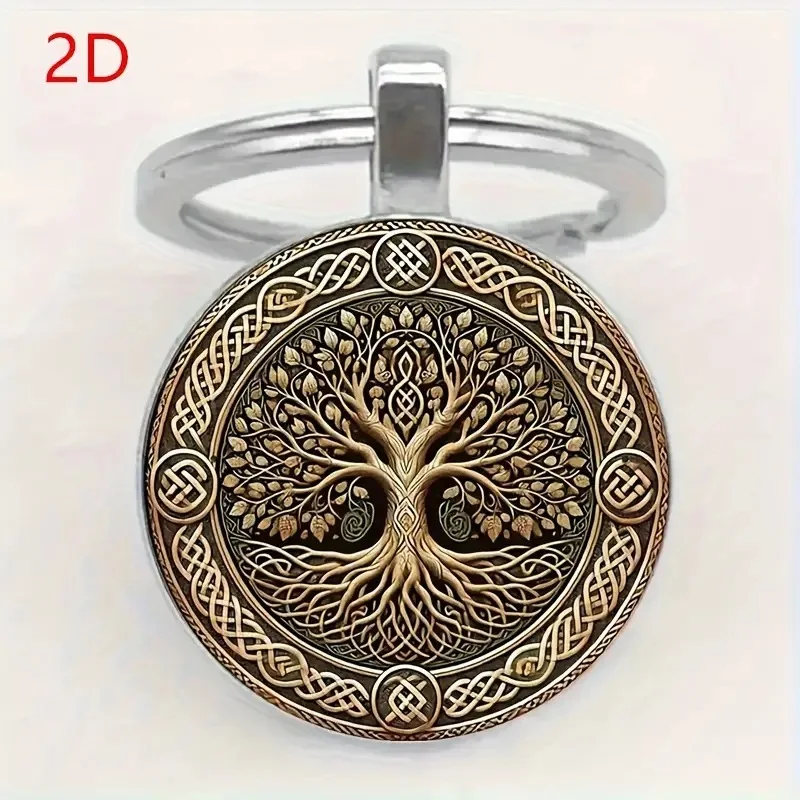 LifeTreeKeychainPendantCrossBorderEuropeanandAmericanAccessoriesKeyringCarBackpackHanger-AliExpress36