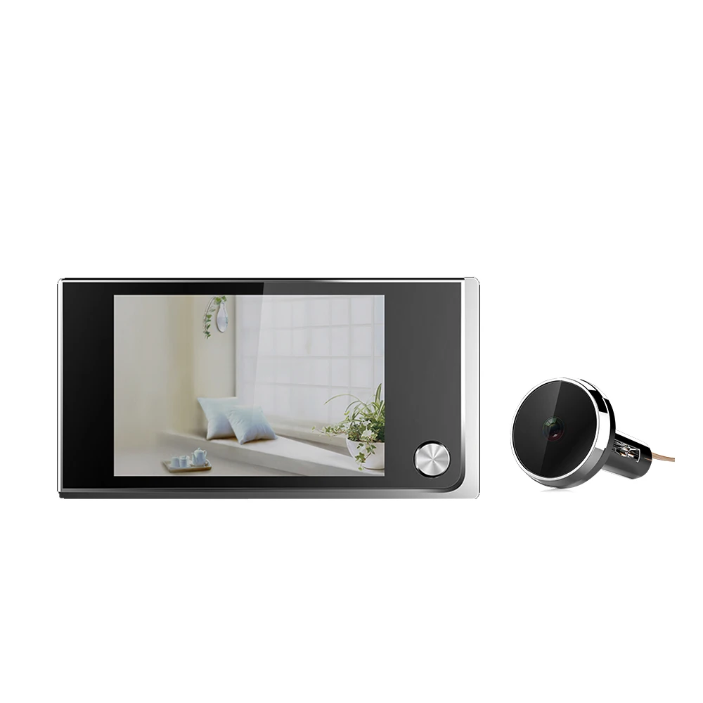 Door Viewer Digital Video Peephole Eye In The Door With Camera 3.5 Inch Display Screen For Home Security Protection 800tvl cctv door eye camera mini home video peephole door hole camera home security camera