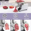 304 Stainless Steel Electric Meat Grinder 2800W Max Meat Grinder Heavy Duty Commercial Meat Grinder #8 3
