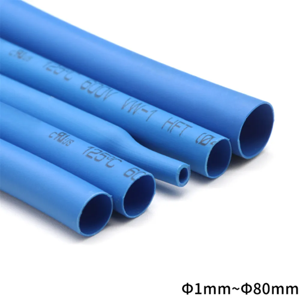 

Blue 2:1 Heat Shrinkable Tubing Heat Shrink Tubing Heat Shrink Tube Thermoretractile Tubo de contracción térmica