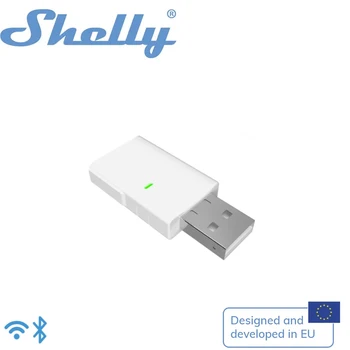 Shelly BLU 게이트웨이 와이파이 레인지 익스텐더, 블루투스 와이파이 게이트웨이, USB-A 동글, 스크립트 로컬 컨트롤, BLU 장치와 상호 작용