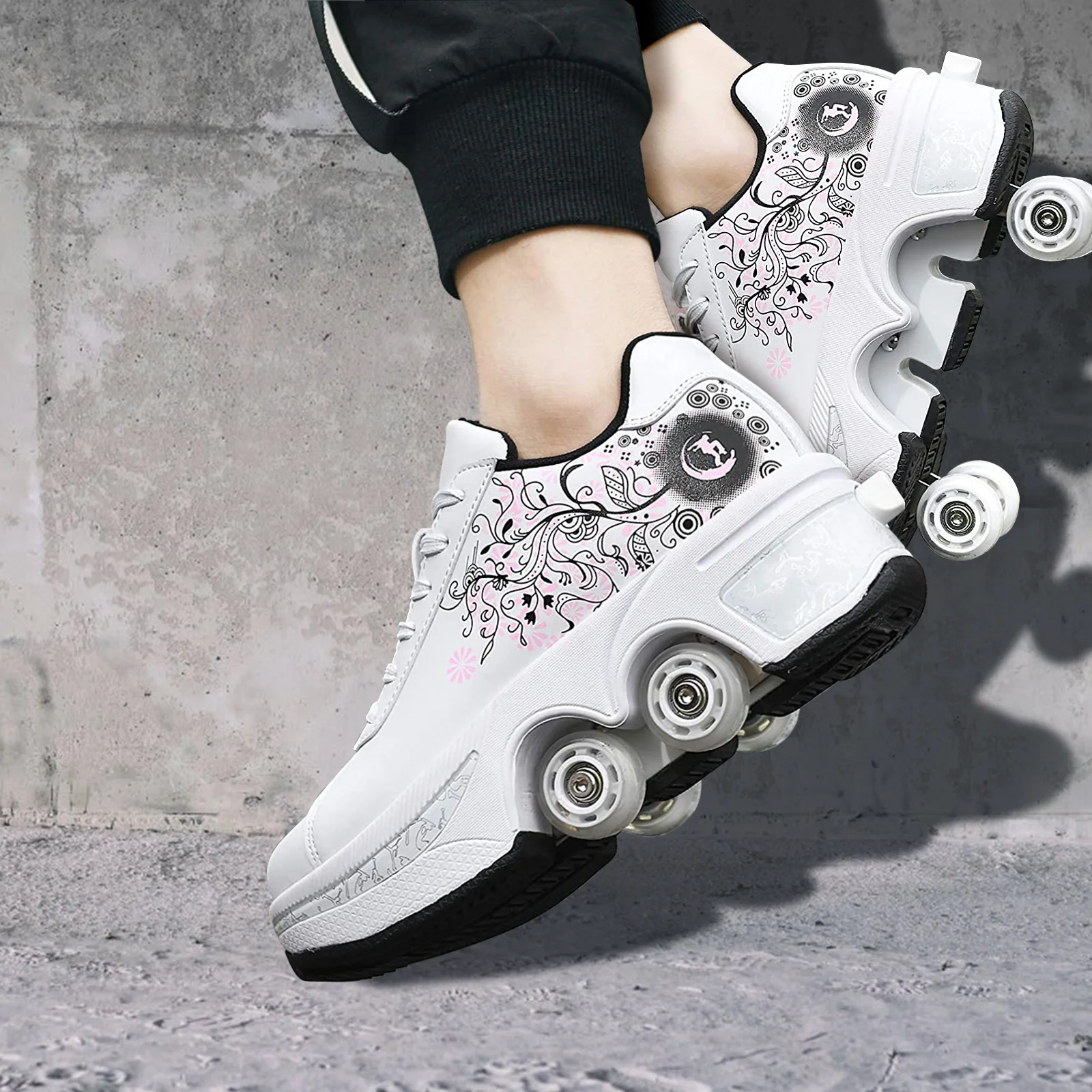 Wanted : les sneakers patins à roulettes de Flaneurz - Run Baby Run