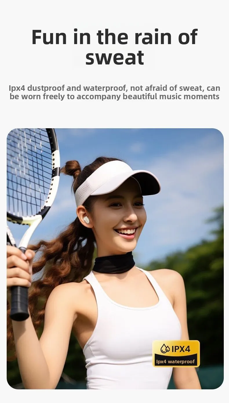 Mini Wireless Bluetooth Headphones with Noise Reduction and Long Battery Life -