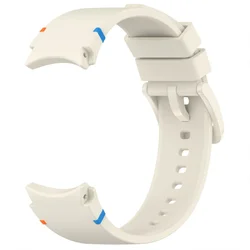 Premium Silicone Sport Strap for Smartwatches - Versatile and Durable Fitness Band (Starlight B)