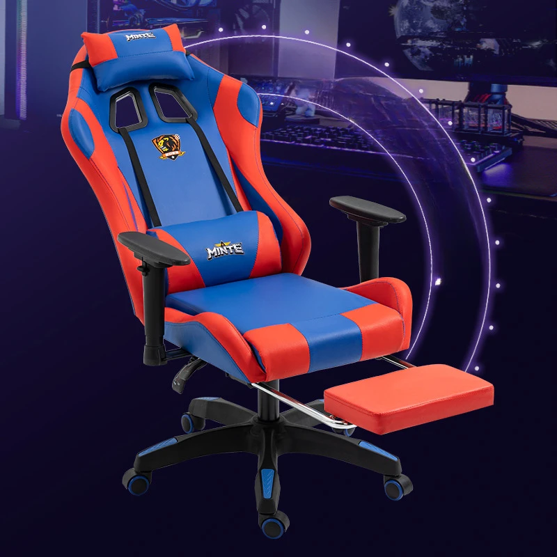 Gaming Professional Chair gaming chair office chair Bluetooth Speaker Style Home Gaming Chair Comfortable Office Adjustable Armrest