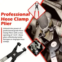 Pince à collier de serrage professionnelle - Kit d'outils de déconnexion et de retrait de conduites de carburant pour la réparation automobile, pince de séparation de conduites d'huile de voiture 6