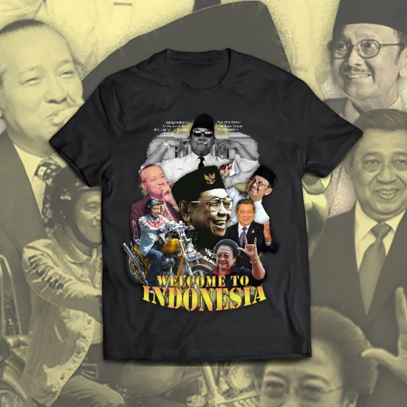 KAOSBAJU-Премиум-PRESIDEN INDONESIA-футбольные майки |