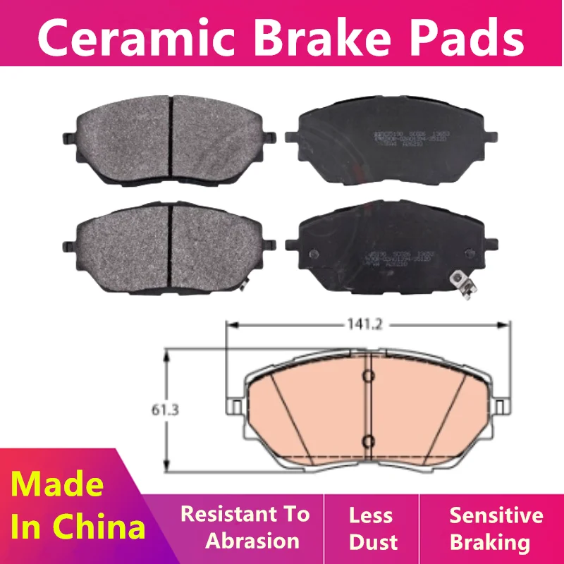 Front Brake Pads-05044 For Toyota C-Hr Corolla/Auto Parts 04465F4010 04465F4020 04465F4021