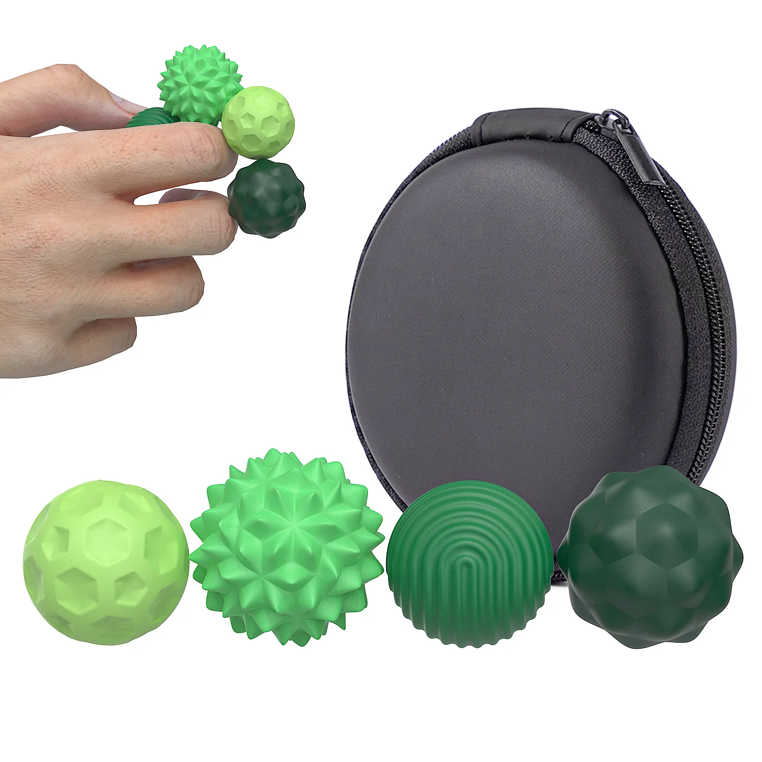 Sensory Toys Silicone Sensory Magnetic Ball Elastic Magnetic Suction Children's Educational Toys Decompression Massage Ball 5