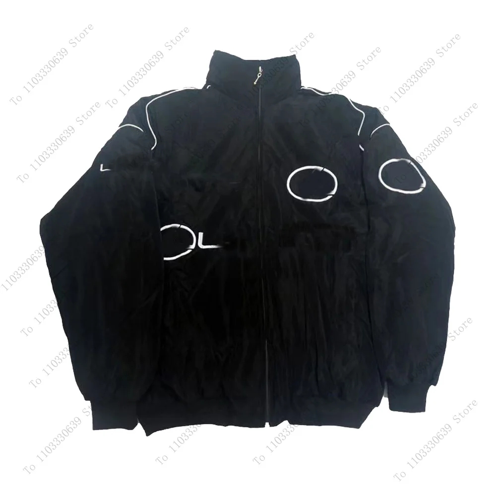 

Куртка F1 гонки с вышивкой гоночный костюм куртка американская винтажная хлопковая мотоцикл локомотивная куртка женская мужская зимняя 2024