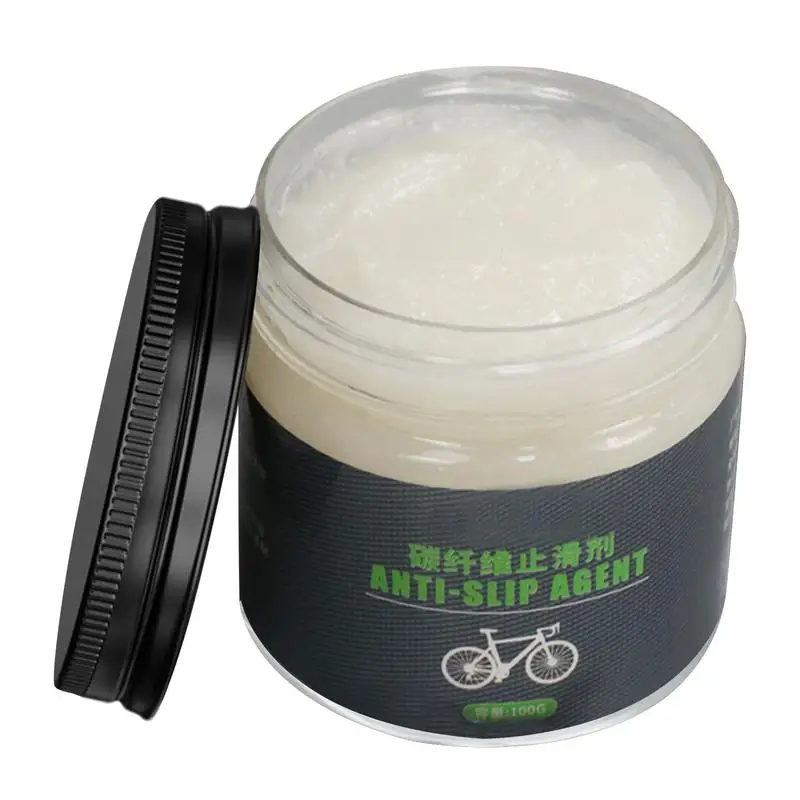 100g Carbon Fiber Bicycle Grease Anti Slip Bicycle Grease Bicycle Anti-Slip Lube Bicycle Assembly Grease for Seat handlebars