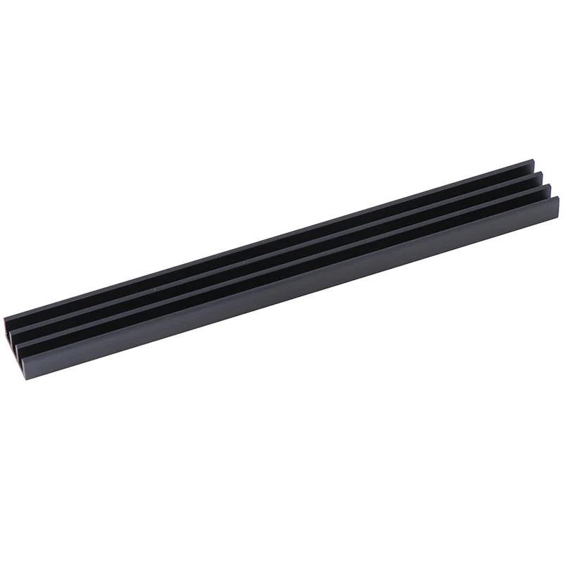 【C】2개 100x11x5mm 검정색 알루미늄 칩 라디에이터 히트싱크