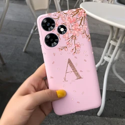 Cute Crown Letters Soft Phone Case Cover for Infinix Hot 30 Series (Pink A)