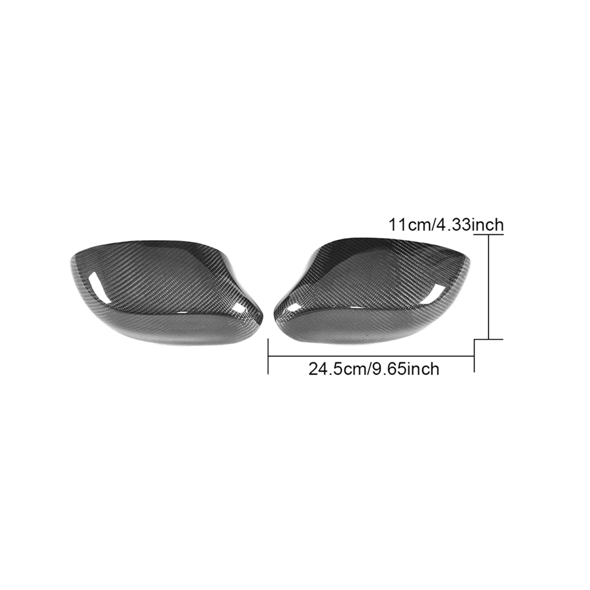 

Car Carbon Fiber Rearview Side Wing Mirror Covers Protector Left Rearview Mirror Covers for-Bmw Z4 E85 2002-2008