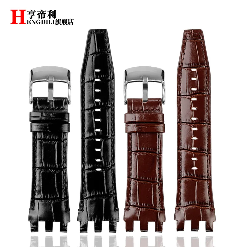 Elegant 22mm Cowhide Leather Wristband Bracelet with Tool - Men's Accessory
