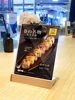 Acrylic Transparent Display Holders A6 A5 A4 Beechwood Double Side Picture Frame Table Top Photo Frame Menu Table Cards Restaura 6