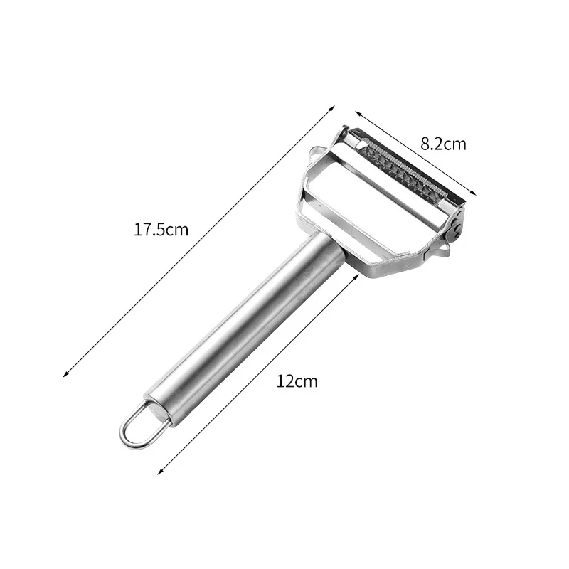 4in1 Peeler Multifunction Grater Julienne Peeler Vegetable Fruit Stainless Steel Shredder Kitchen Tool