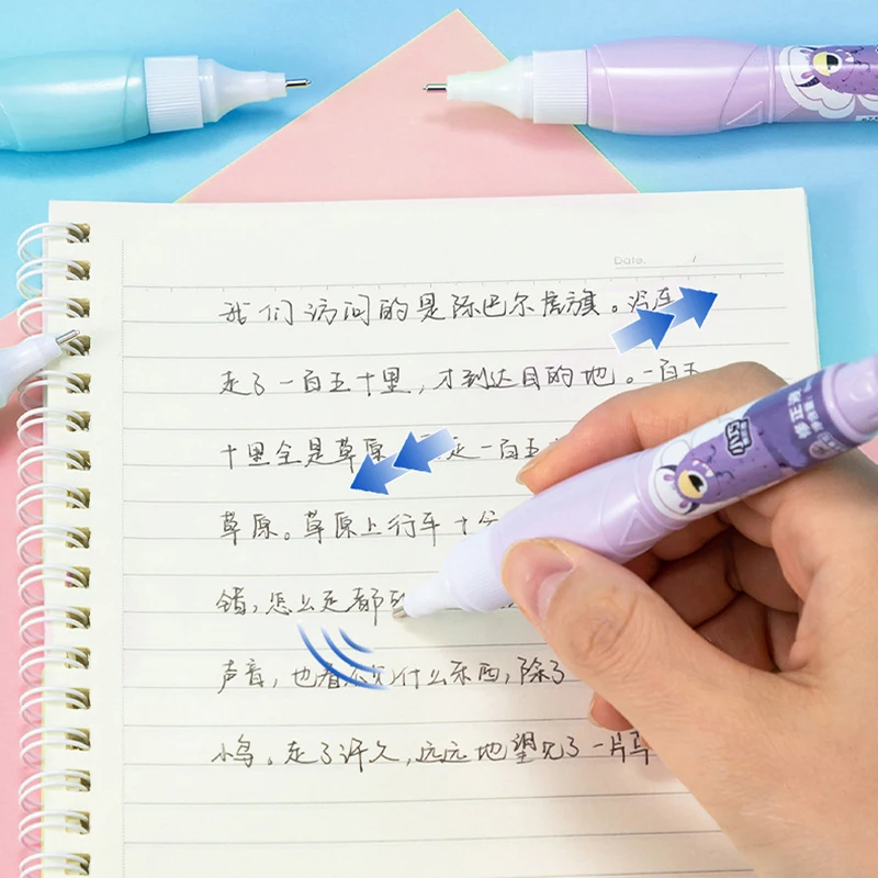 Correction Tape Belt Strap Fluid 1Pcs Pen 0.8MM 8ML Shape Correction Tape New Creative Design Corrector MULTI-PURPOSE Correction Pen School Supplies Stationery