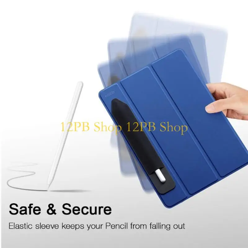 12PB 접착제 펜 케이스 펜 슬리브 탄성 펜 가방 접착제 펜 파우치 저널 펜 케이스 태블릿 하드 커버 노트북