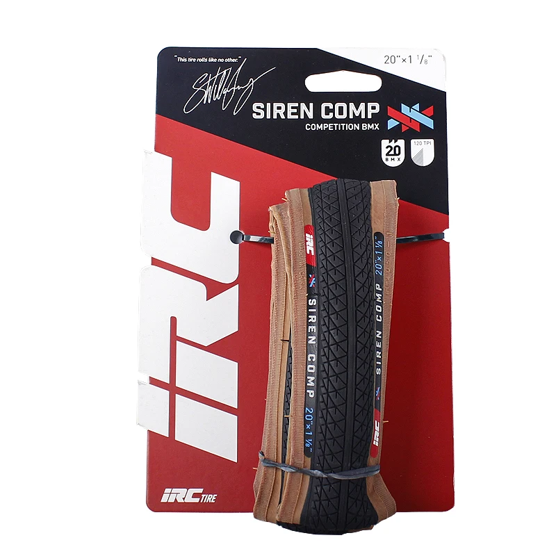 IRC SIREN COMP 20 inches BMX Bicycle Fold Tire 20x1 1/8 451Small Wheel Bike Tire 120TPI Retro bicycle tires