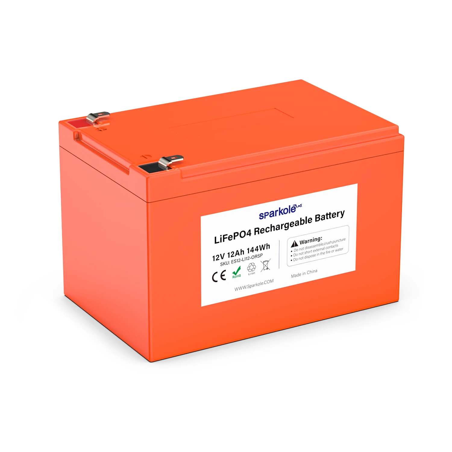 

12.8V 12Ah Lifepo4 Battery Pack Lithium Iron Phosphate Deep Cycle Batteries for Scooters Camping Boat EV RV Solar Energy Storage