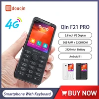 Qin F21 Pro Smart Touch Screen Phone 2.8 Inch Smartphone Android 11 3GB+32GB 2120mAh 5MP Hebrew Keyboard Mobile Phone For Older 1