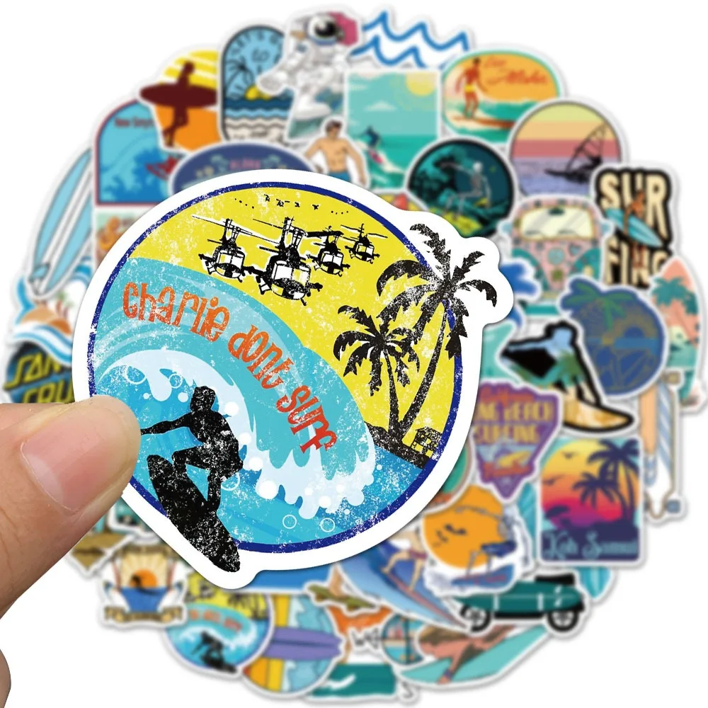 10/30/50PCs Diving Skiing Surfing Extreme Sports Graffiti Stickers Laptop Phone Suitcase Bicycle Snowboard Waterproof Stickers