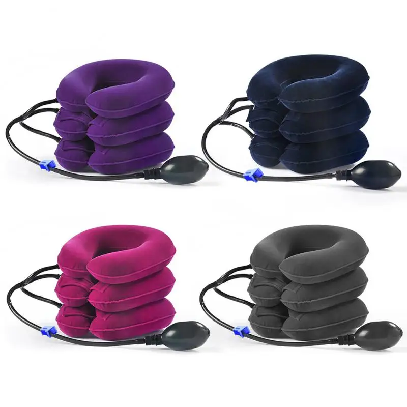 

Neck Stretcher Inflatable Air Cervical Traction Relax 1 Tube House Devices Orthopedic Pillow Collar Pain Relief Tractor