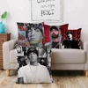 Eminem 8 Mile Hip Hop Rapper Pillow Covers Cartoon Sofa Decorative Home Double-sided Printing Short Plush Cute Cushion Cover 2