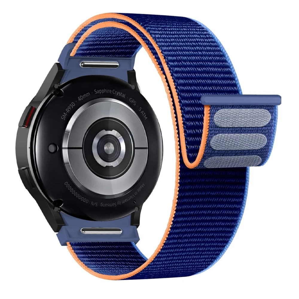 Premium Nylon Sport Loop Wristband for Galaxy Watch - No Gaps Design Bracelet