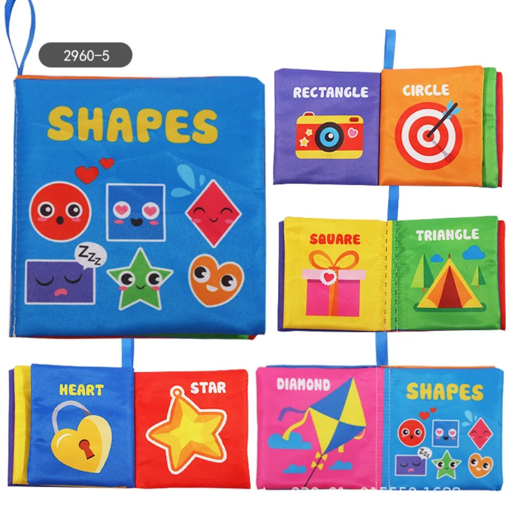 

Cognitive Tools Vehicle Color Toddler Gifts Rustle Sound Toys Infant Educational Toys Baby Cloth Books Montessori Baby Books